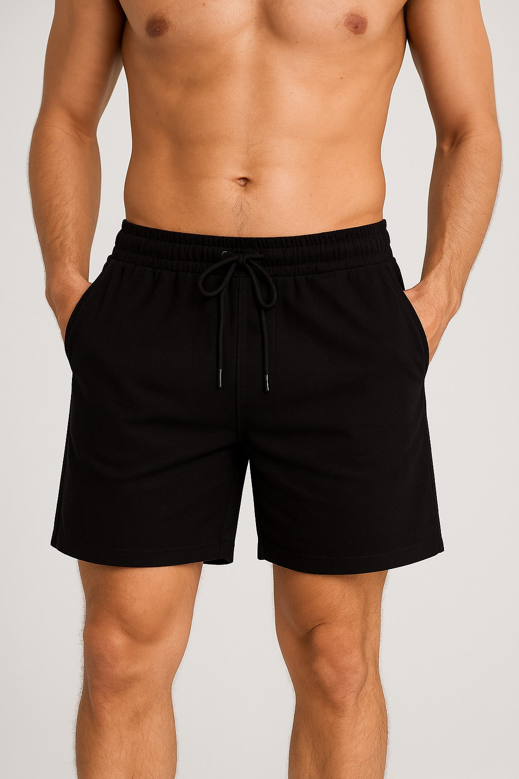 Black Terry Shorts