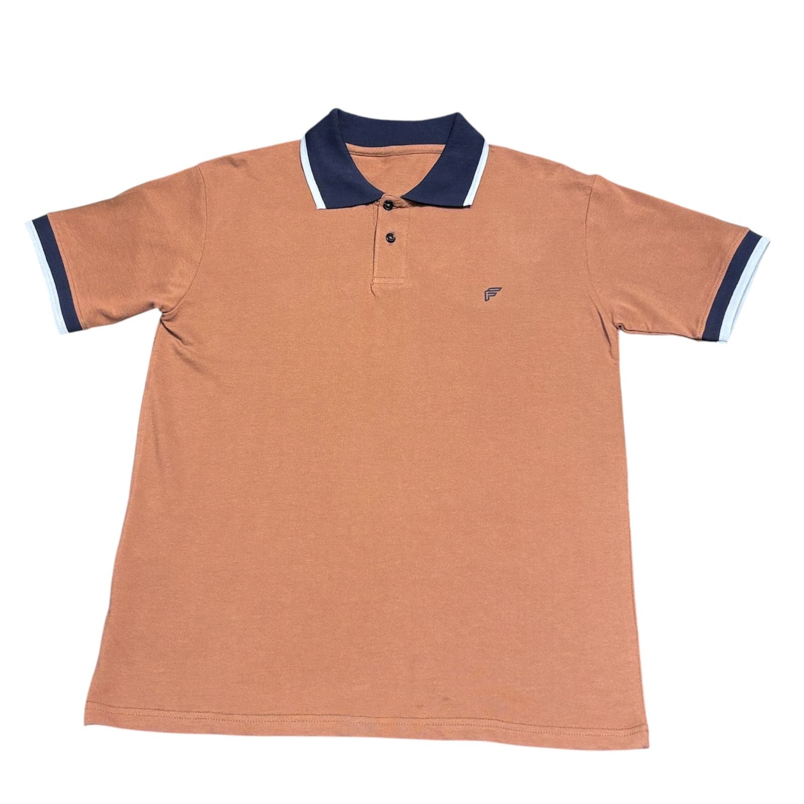 Classic Camel Contrast Polo Shirt