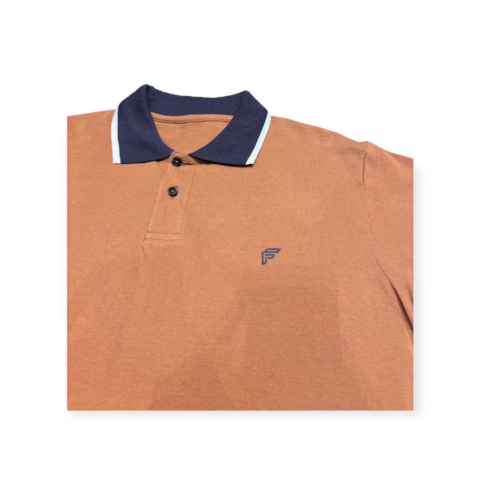 Classic Camel Contrast Polo Shirt
