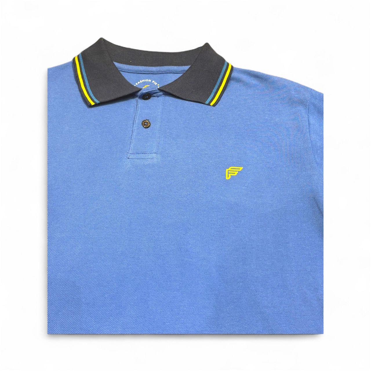 Sky Blue Contrast Polo Shirt