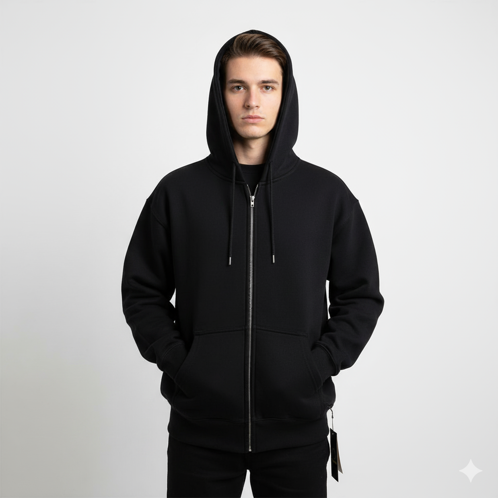 Over Sized Zip Hoodies