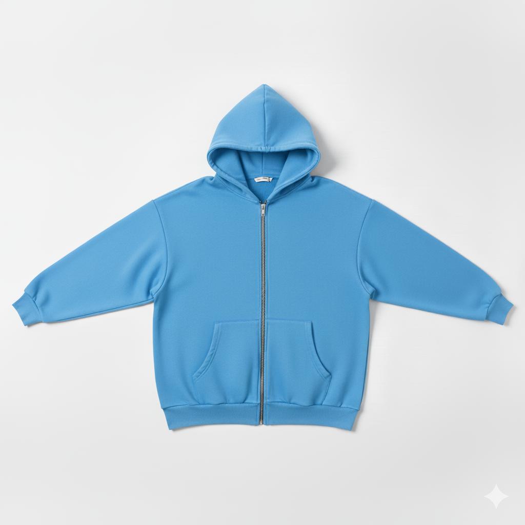 Over Sized Zip Hoodies