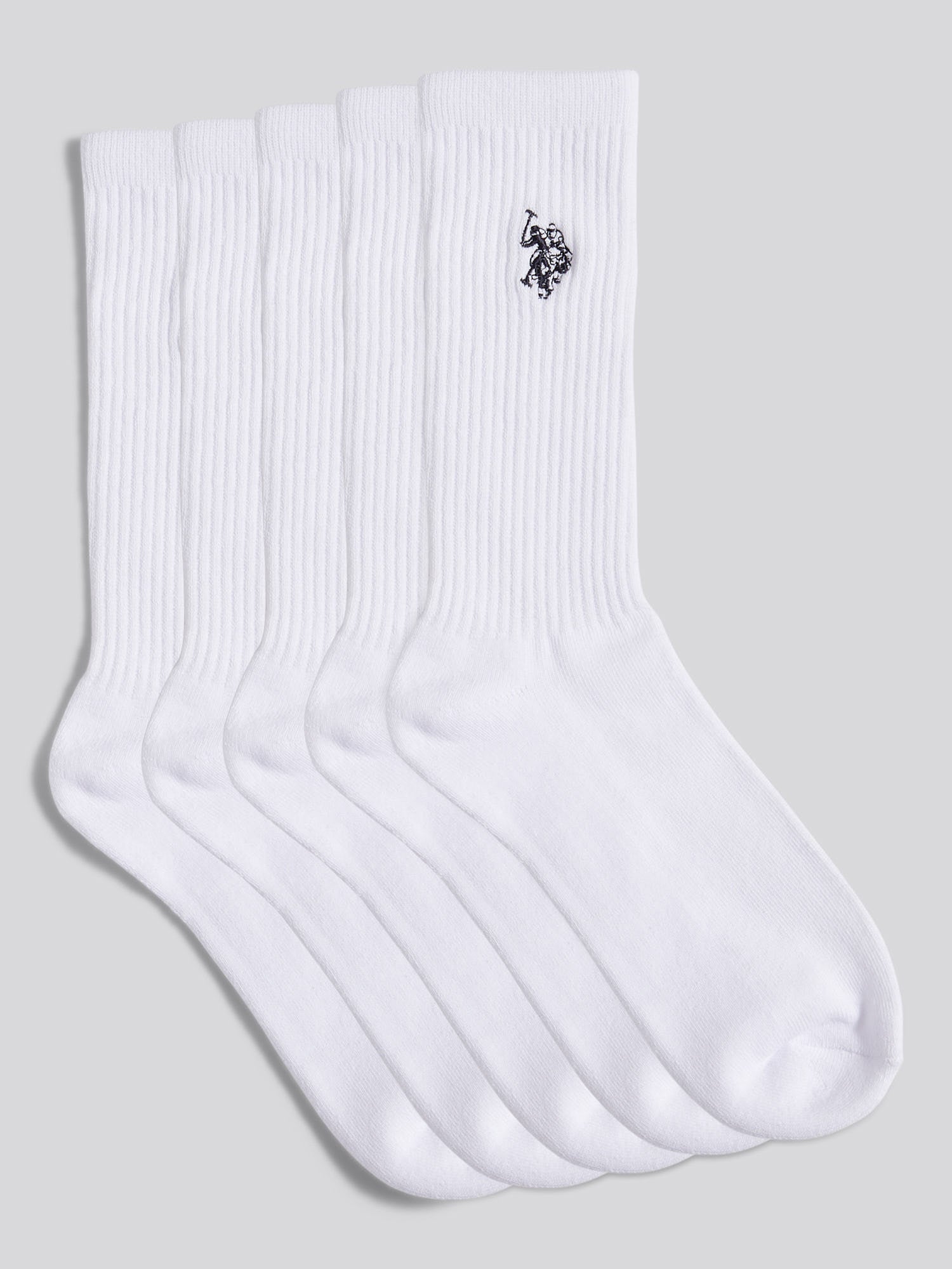 Mens 3 Pack Classic Sport Socks in Black Bright White